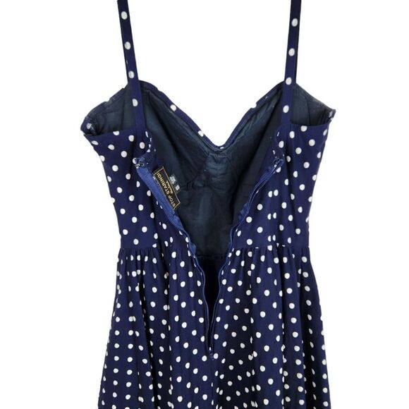STOP STARING! Amery Retro Vintage Pin-up Style Polka Dot Swing Dress Small - Picture 7 of 9